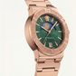 Medusa Emerald Rose Gold Watch – Signature Celestial Edition