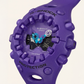 Royal Purple Shock-Resistant Hybrid Sports Watch